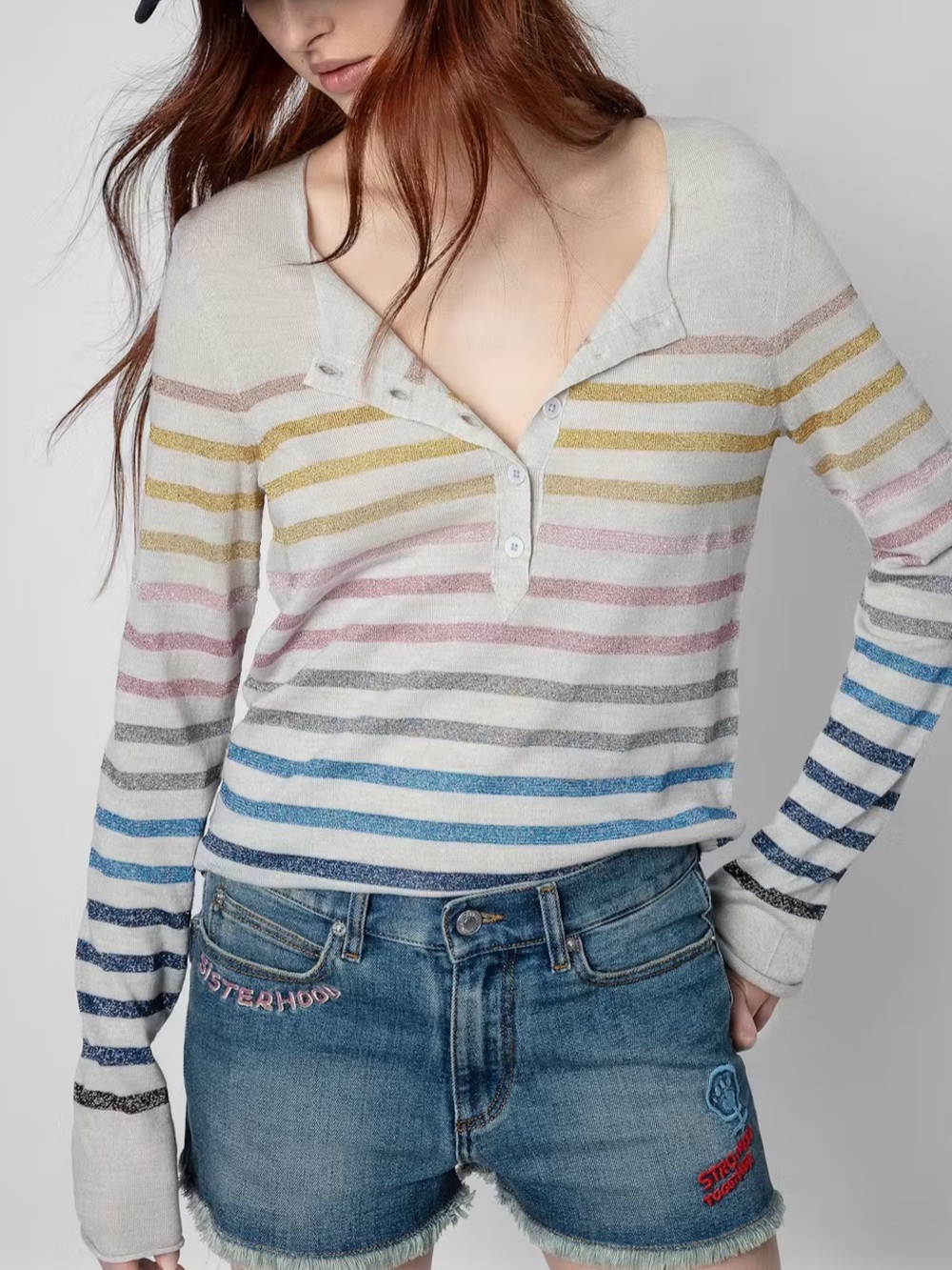 Zadig & Voltaire Lurex Hila sweater - Picture 2 of 9